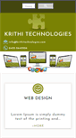 Mobile Screenshot of krithitechnologies.com
